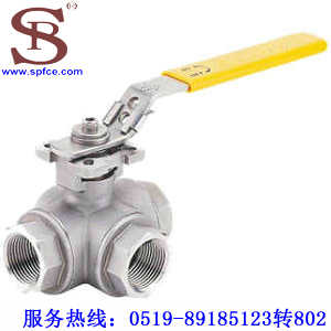 Q15F-16P三通內螺紋手動球閥 SPQ15F-16P三通球閥