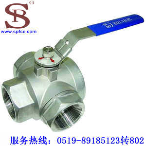 Q15F-16P內螺紋T型三通球閥 SPQ15F-16P三通球閥